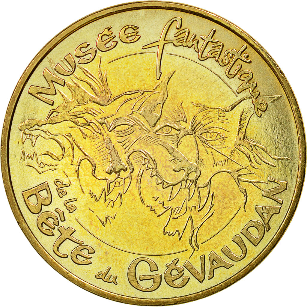Frankreich, Token, Touristic token, Sauges -  Musée Bête de Gevaudan, 2009
