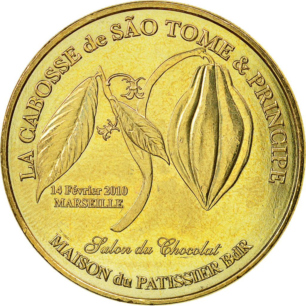 Francia, Token, Touristic token, Marseille - Salon du Chocolat n°1, 2010, MDP