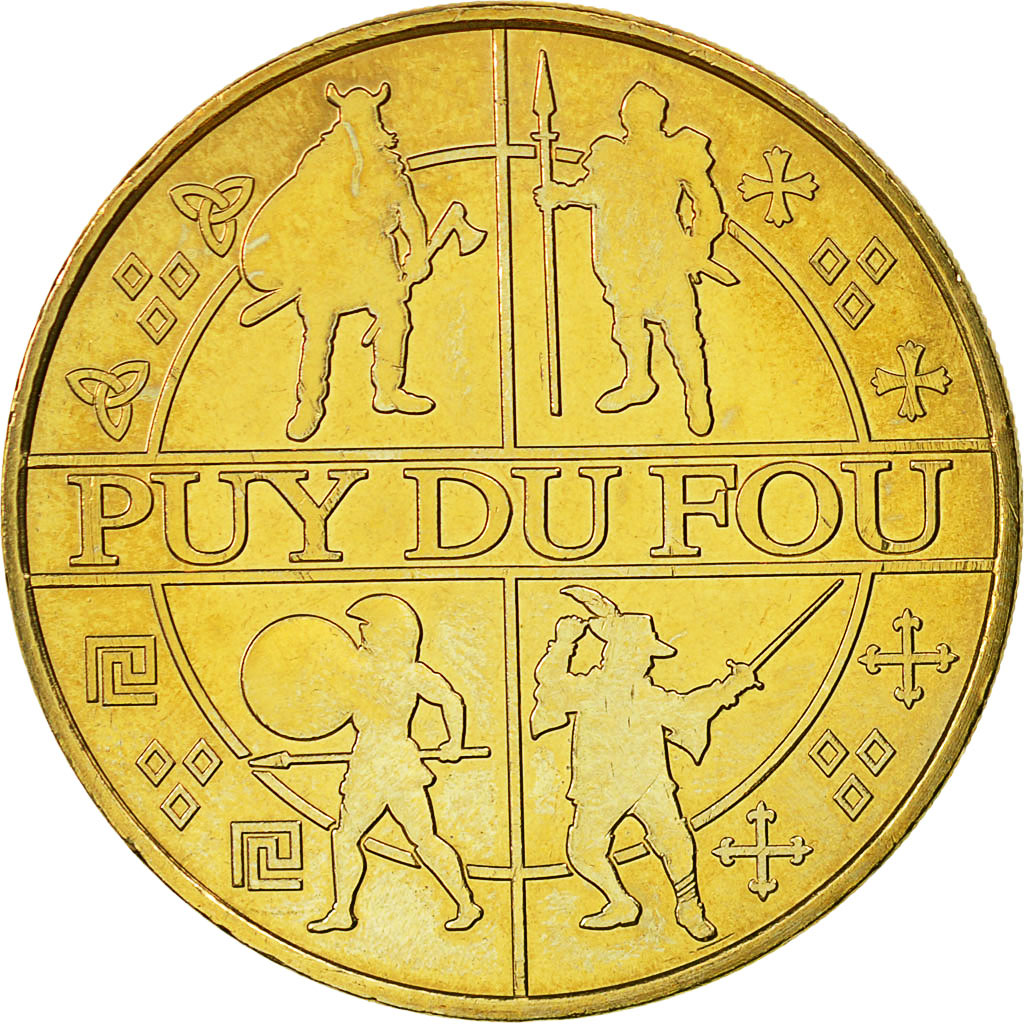France, Token, Touristic token, Les Epesses - Puy du Fou n° 5, 2012, MDP