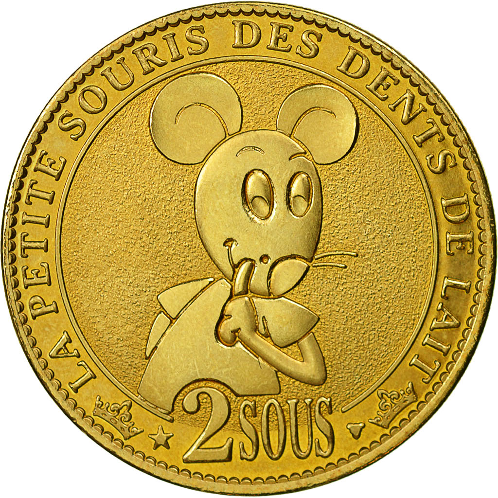 France, Token, Touristic token, Mouvaux - La petite souris - numérotée 33/100