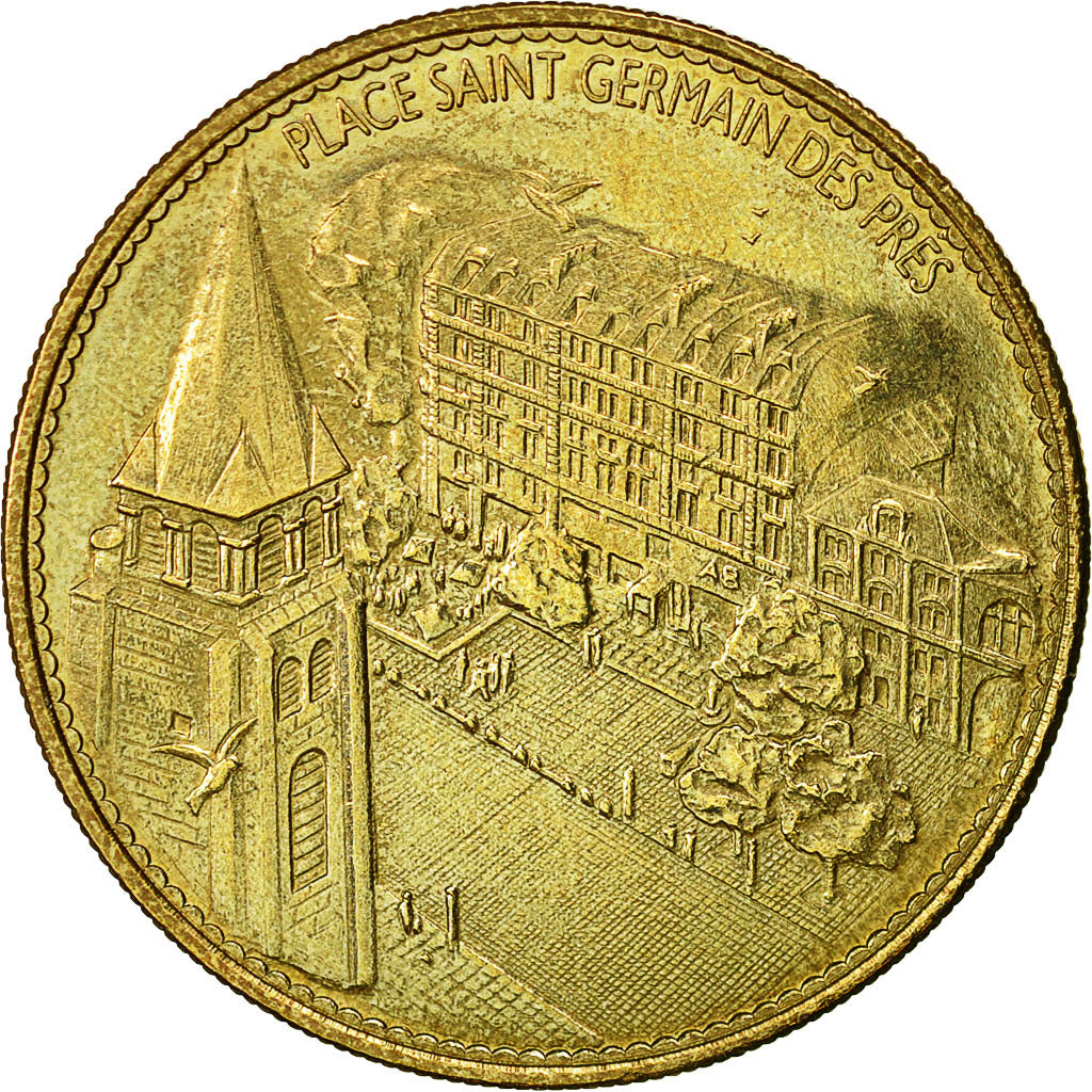 France, Token, Touristic token, Paris - Saint-Germain-des-Près - Eglise, 2005