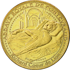 France, Token, Touristic token, Abbaye Royale de Fontevraud, 2006, Arthus