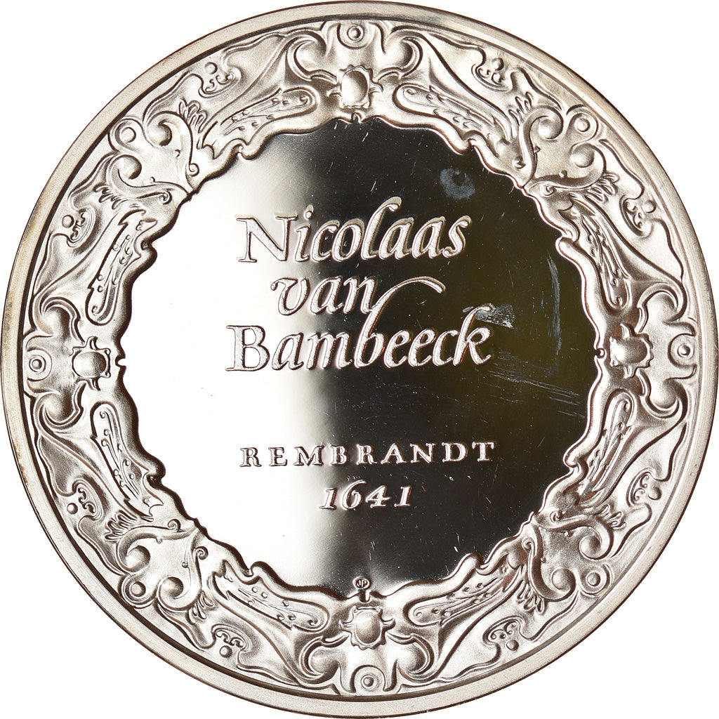 France, Médaille, Peinture, Rembrandt, Portrait de Nicolas Van Bambeeck, Arts &