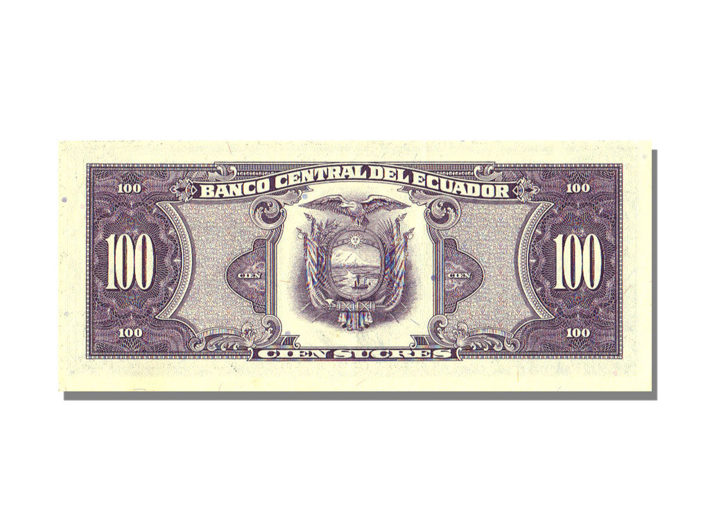 Banknote, Ecuador, 100 Sucres, 1990, 1990-04-20, KM:123, UNC(65-70)