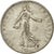 Moneda, Francia, Semeuse, 2 Francs, 1910, Paris, BC+, Plata, KM:845.1