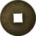 Coin, FRENCH COCHIN CHINA, 2 Sapeque, 1879, Paris, AU(55-58), Bronze, KM:2