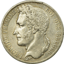 Belgium, Leopold I, 5 Francs, 1833, Brussels, Silver, EF(40-45), KM:3.1