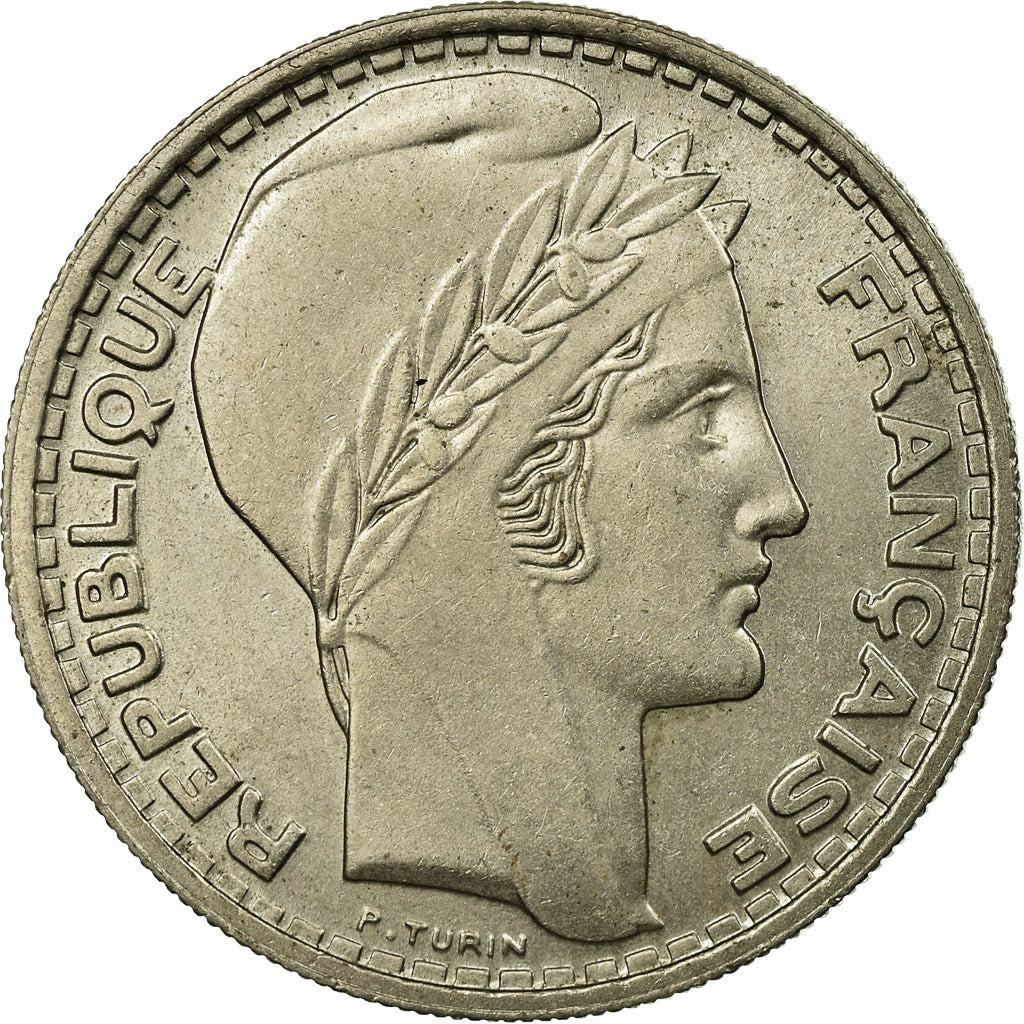 Moneta, Francia, Turin, 10 Francs, 1946, BB+, Rame-nichel, Gadoury:810