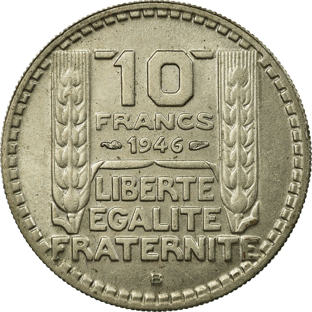 Moneta, Francia, Turin, 10 Francs, 1946, BB+, Rame-nichel, Gadoury:810