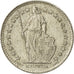 Switzerland, 1/2 Franc, 1956, Bern, EF(40-45), Silver, KM:23