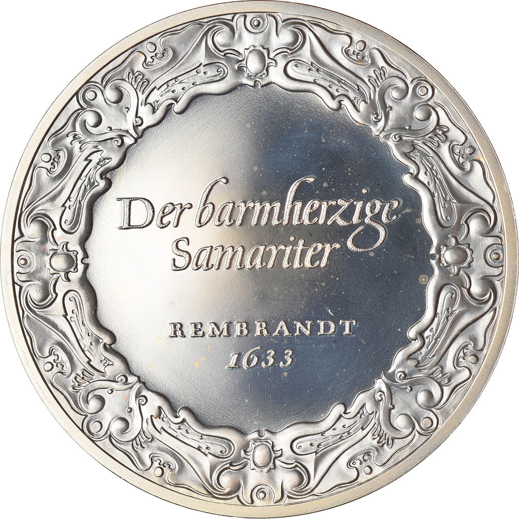 Frankrijk, Medaille, Peinture, Rembrandt, Le Bon Samaritain, Arts & Culture