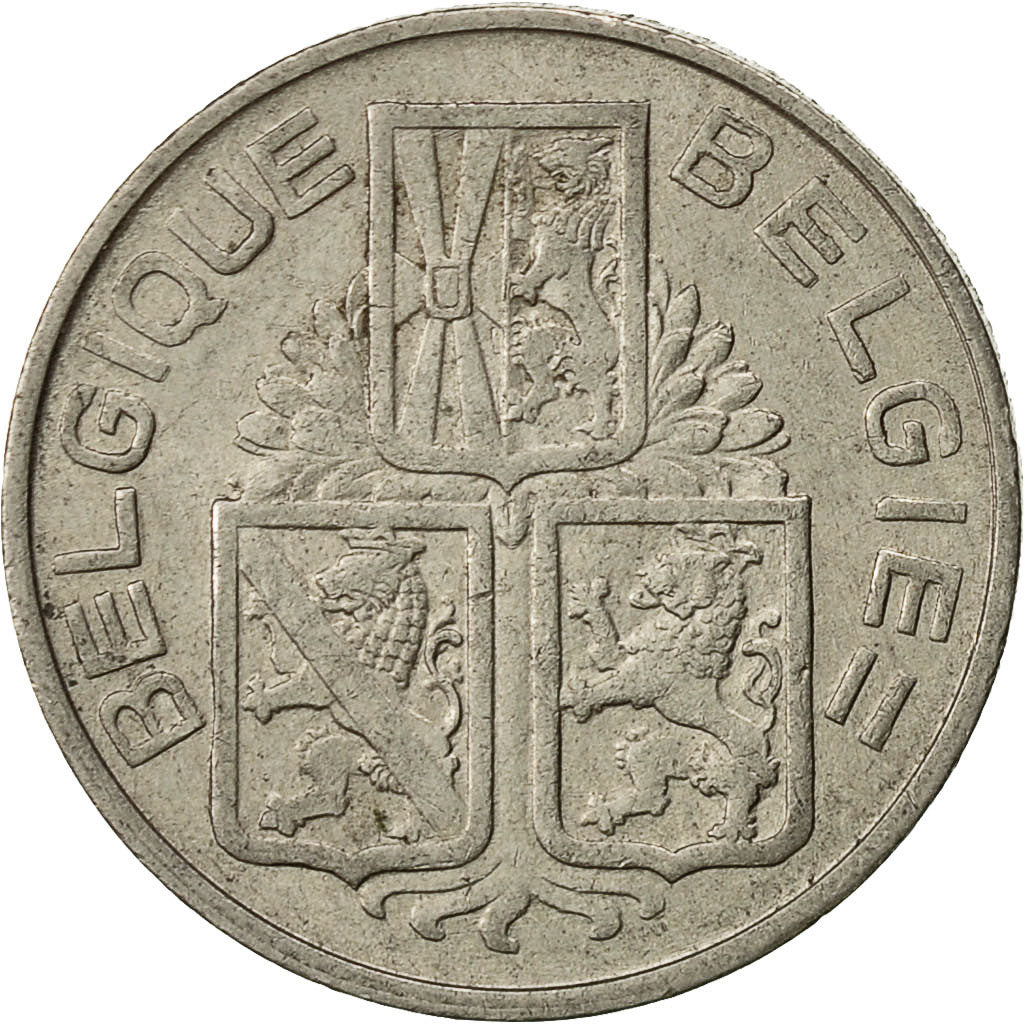 Belgium, Franc, 1939, VF(30-35), Nickel, KM:119