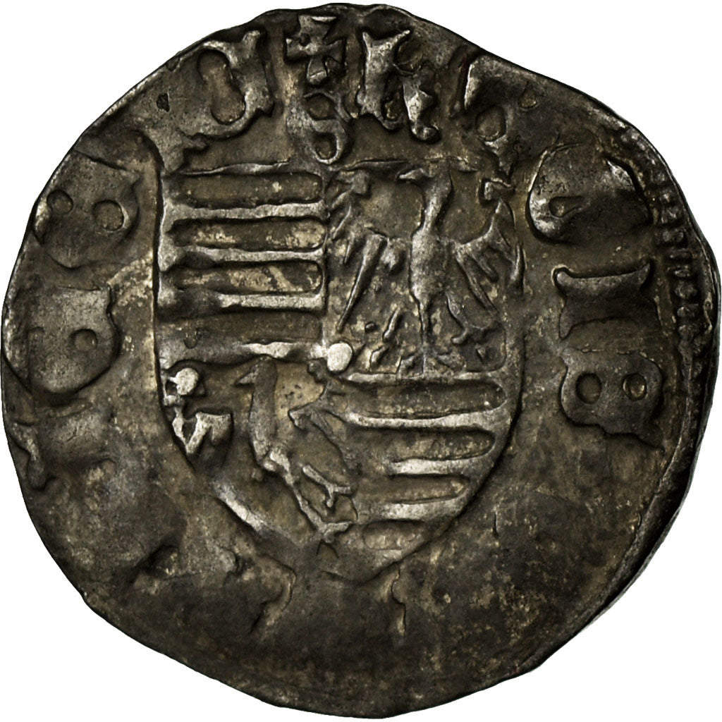 Coin, Hungary, Denarius, EF(40-45), Silver