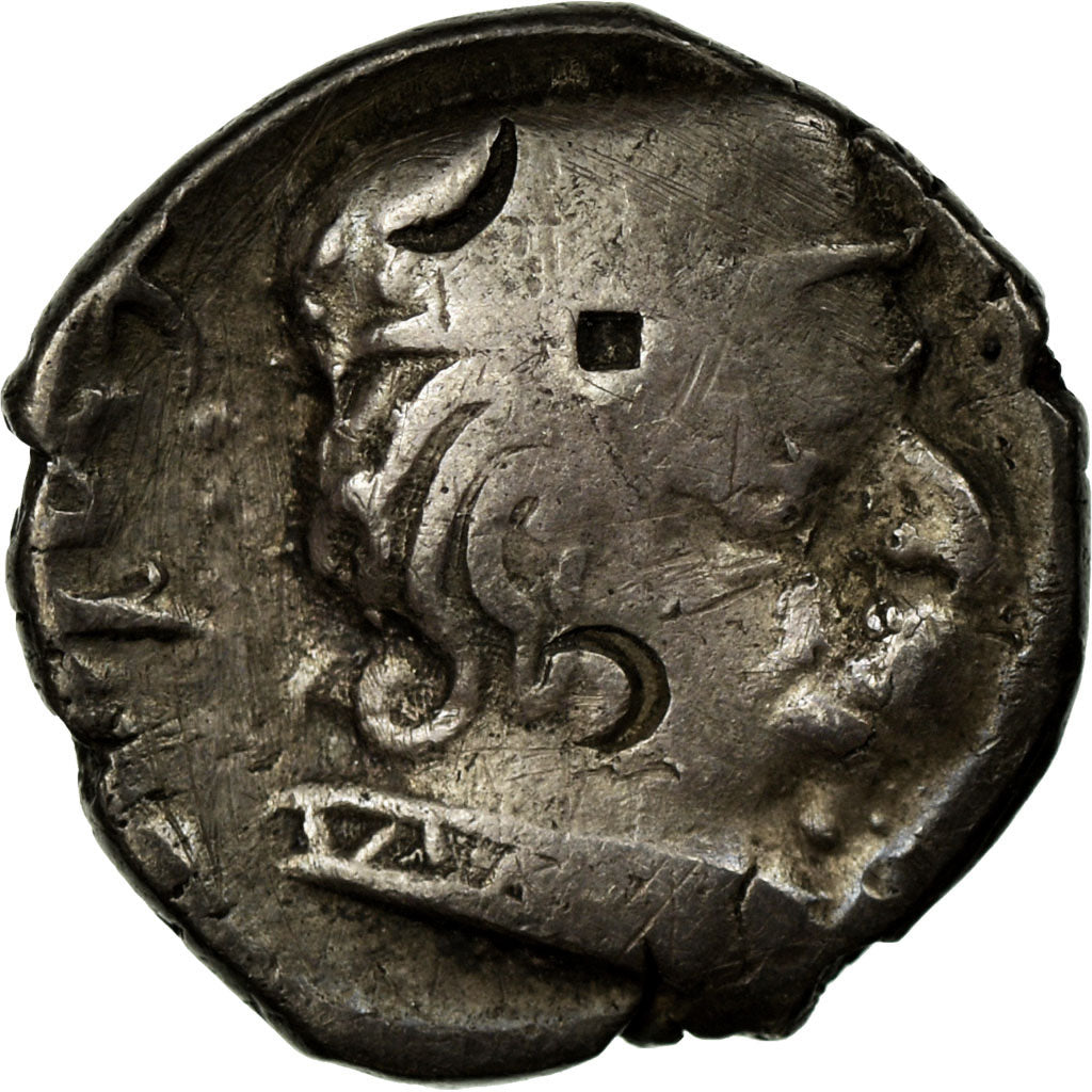 Coin, India, Drachm, EF(40-45), Silver