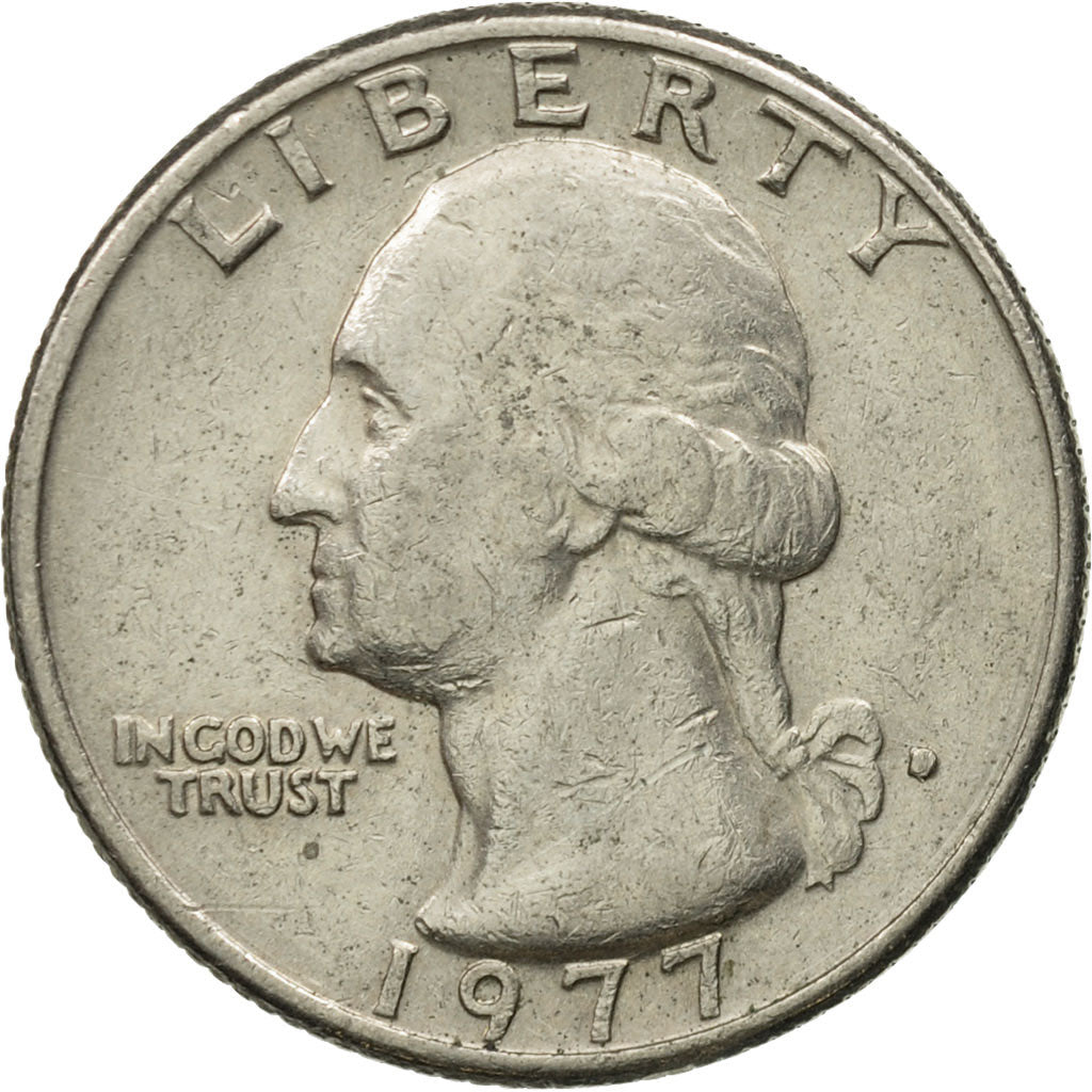 United States, Washington Quarter, Quarter, 1977, U.S. Mint, Denver, EF(40-45)