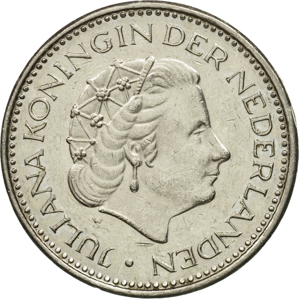 Paesi Bassi, Beatrix, Gulden, 1980, Nichel, BB, KM:PnA138