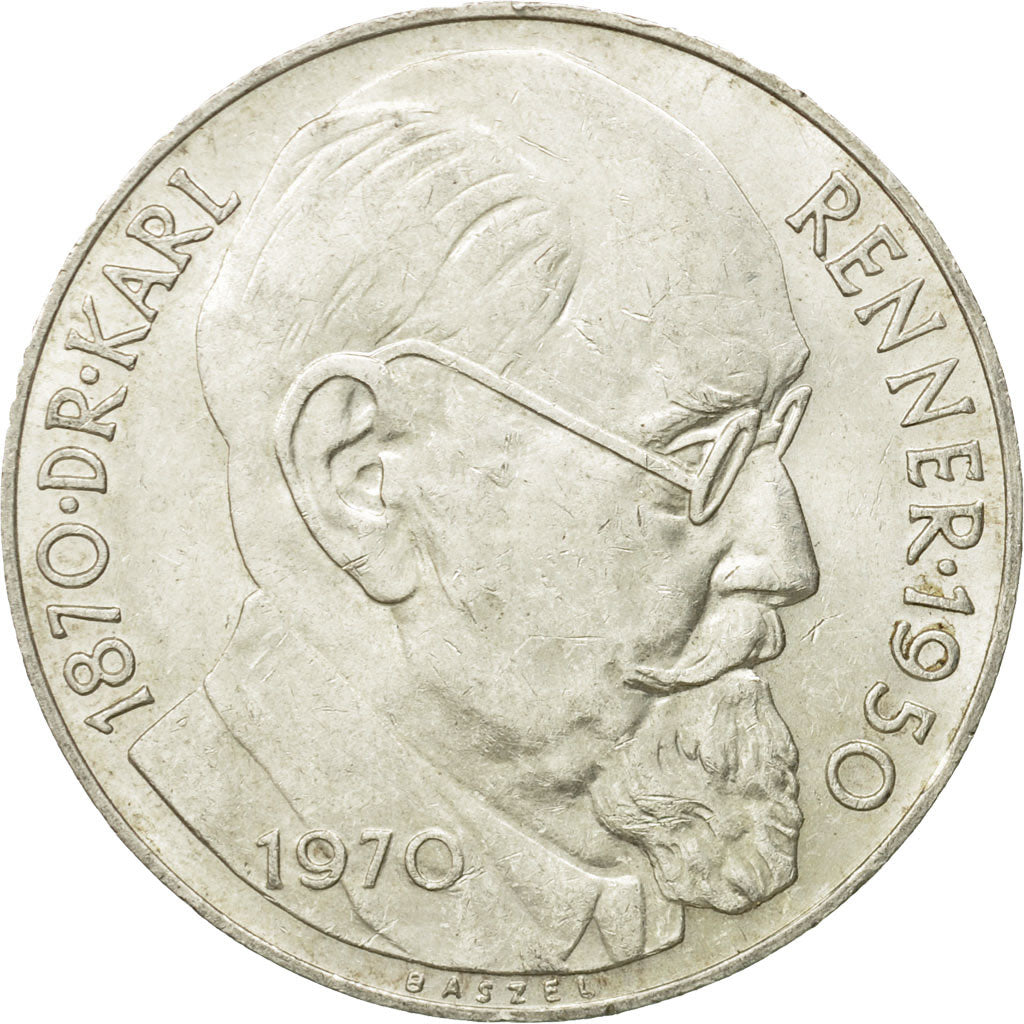 münze, Österreich, 50 Schilling, 1970, VZ, Silber, KM:2909