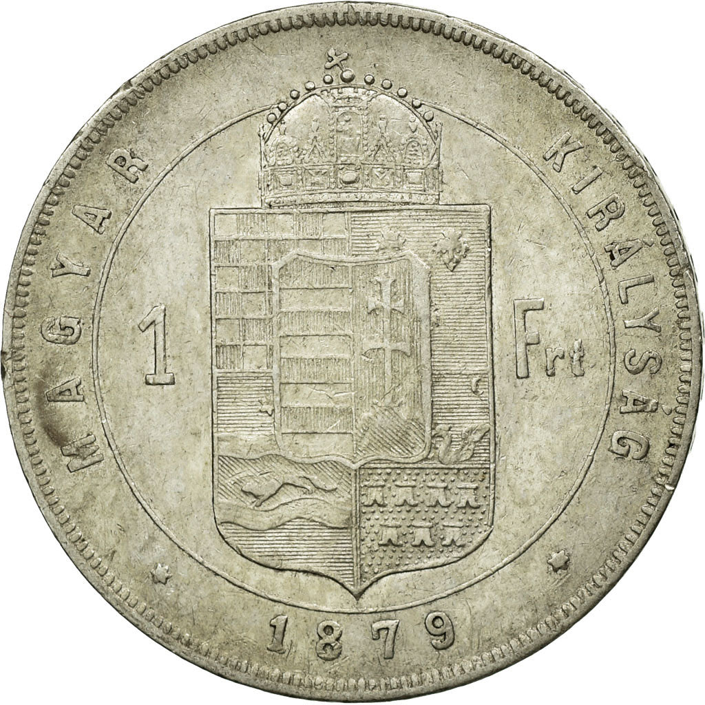 Münze, Ungarn, Franz Joseph I, Forint, 1879, Kremnitz, VZ, Silber, KM:453.1