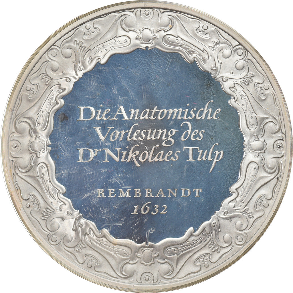 France, Medal, Peinture, Rembrandt,  La Leçon d'Anatomie du Professeur Tulp