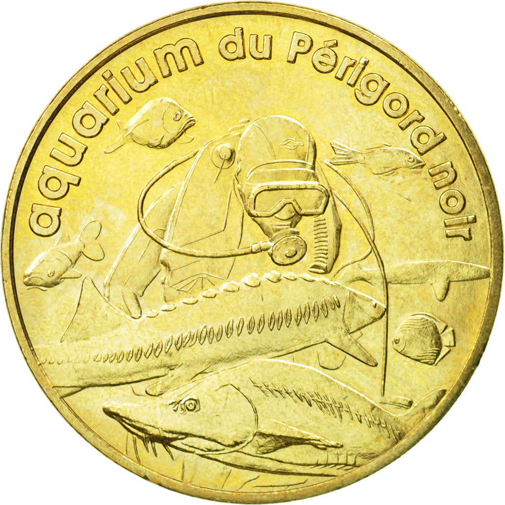 Frankreich, Token, Touristic token, Le Bugue - aquarium n°2, 2008, MDP, SS