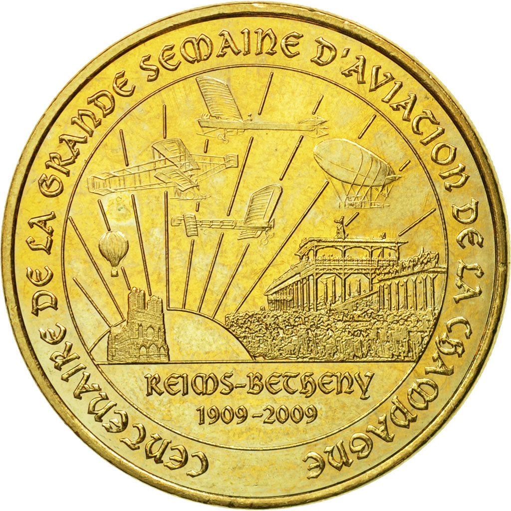 Frankreich, Token, Touristic token, Reims - Betheny - Centenaire de la grande