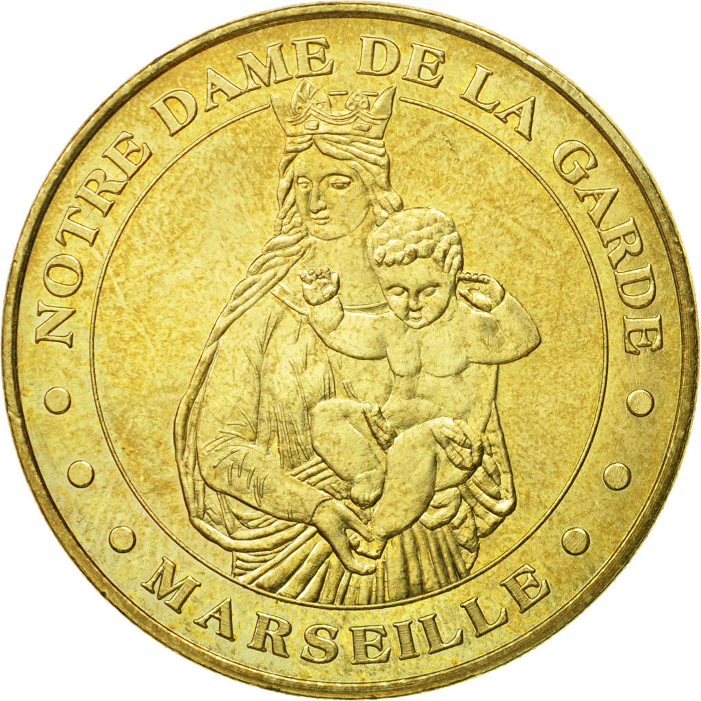 France, Token, Touristic token, Marseille - Notre Dame de la Garde n°3, 2007