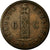 Monnaie, Haïti, 6 Centimes, 1846, TTB+, Cuivre, KM:28