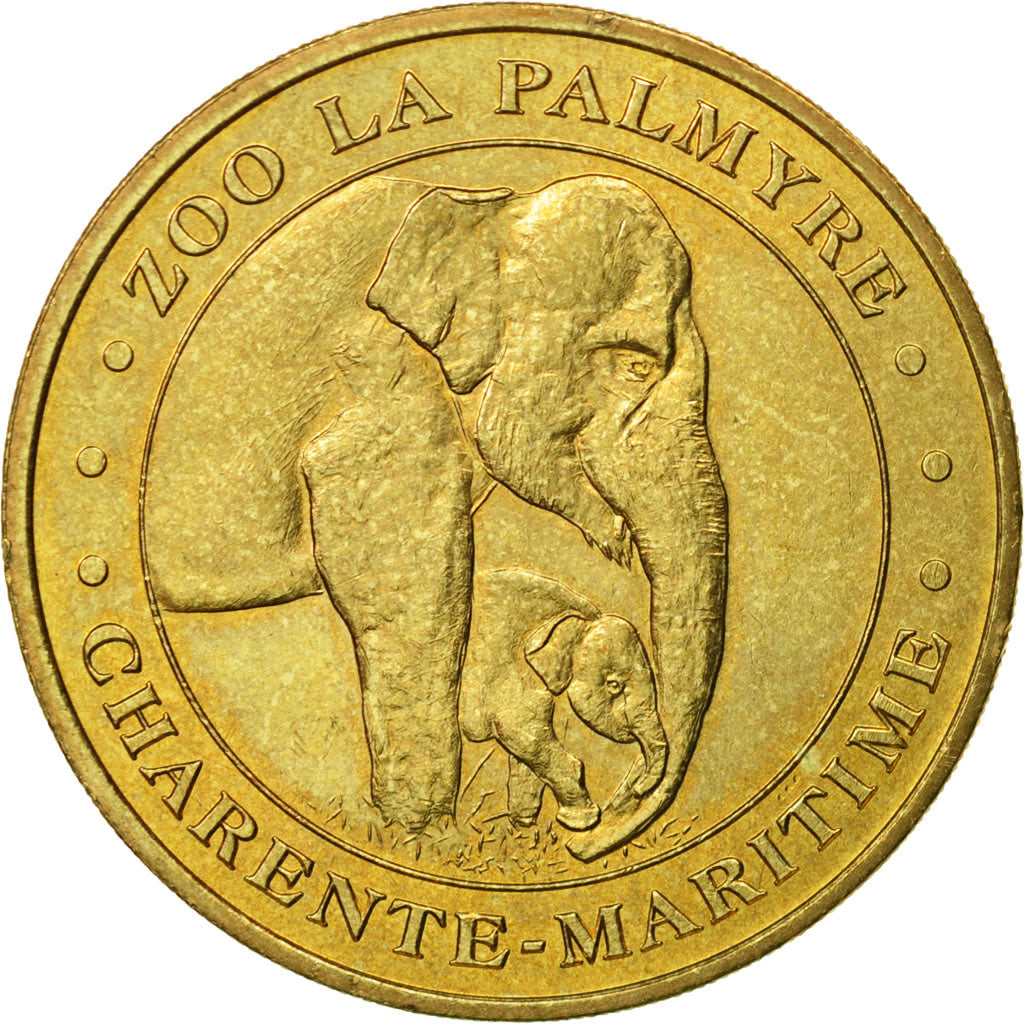 Francia, Token, Touristic token, Les Mathes - Zoo n°1-, 2004, MDP, BB