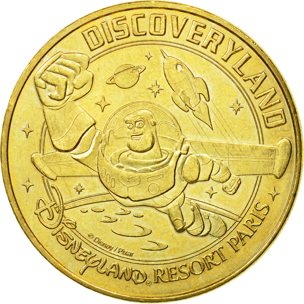 Francia, Token, Touristic token, Disneyland - n°16 - Discoveryland Buzz, 2008