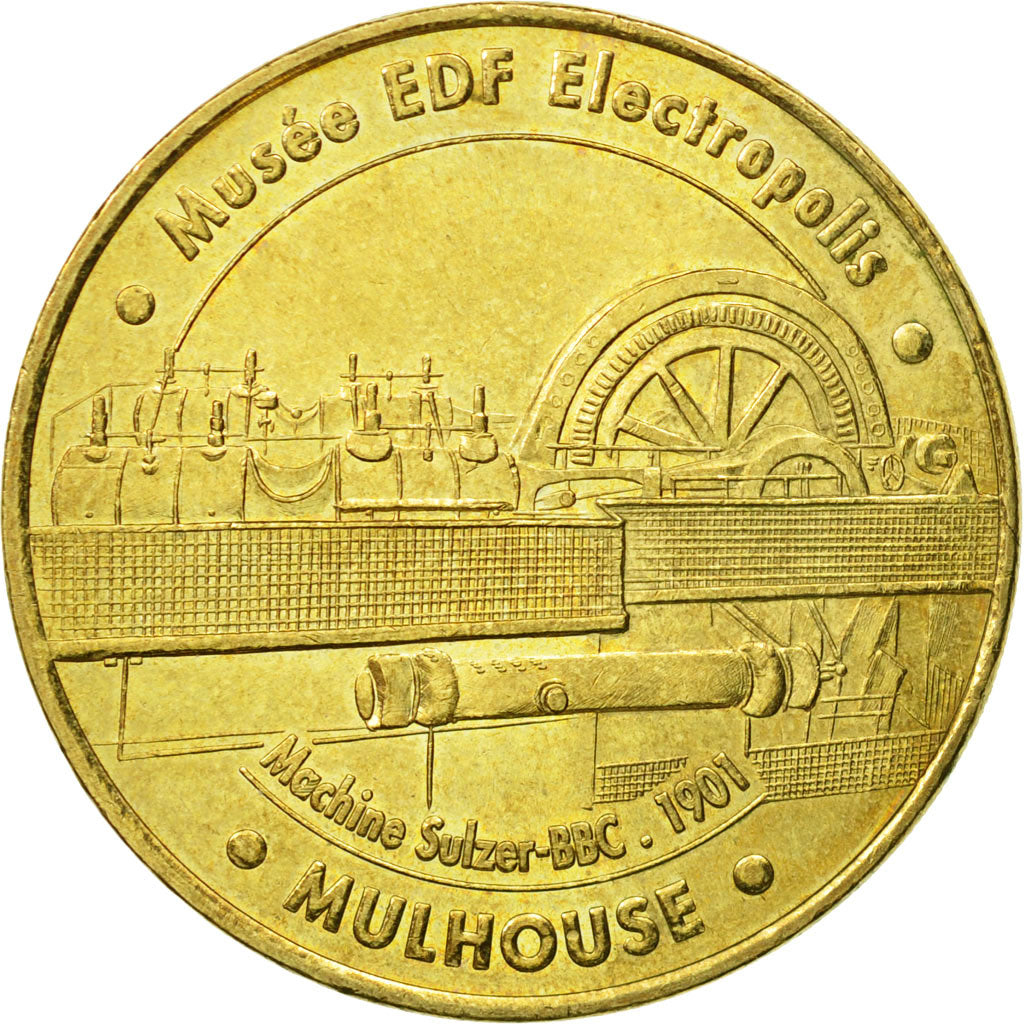France, Token, Touristic token, Mulhouse - Musée EDF n°1, 2006, MDP