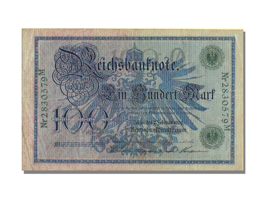 Banknote, Germany, 100 Mark, 1908, 1908-02-07, KM:34, EF(40-45)