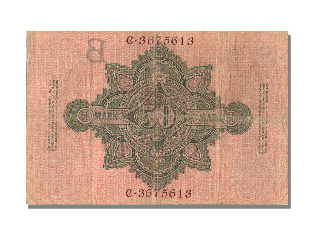 Banknote, Germany, 50 Mark, 1910, 1910-04-21, KM:41, AU(55-58)