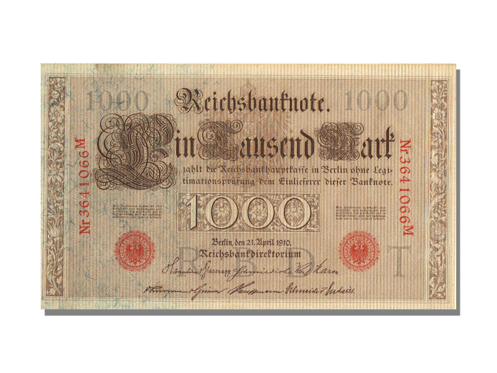 Banknote, Germany, 1000 Mark, 1910, 1910-04-21, KM:45b, UNC(65-70)