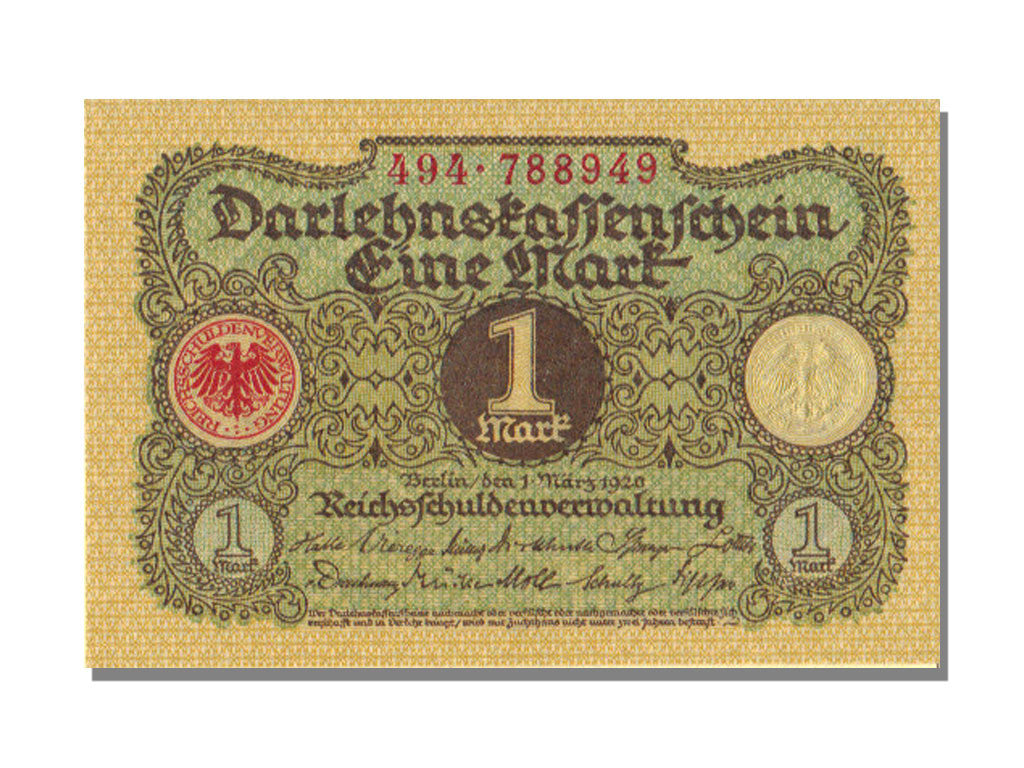Banknote, Germany, 1 Mark, 1920, 1920-03-01, KM:58, UNC(65-70)