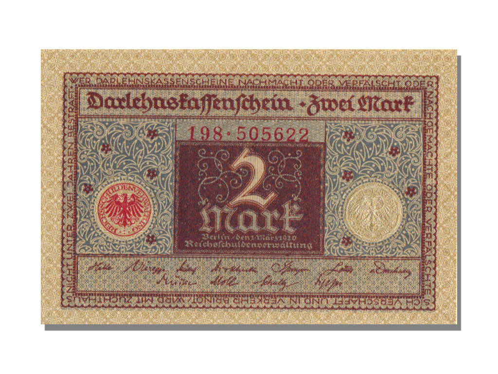 Banknote, Germany, 2 Mark, 1920, 1920-03-01, KM:60, UNC(65-70)