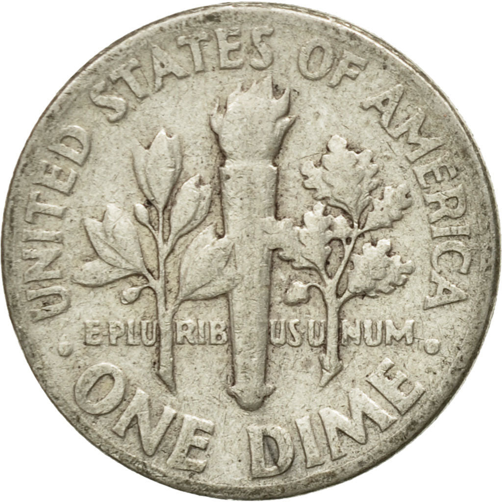 Monnaie, États-Unis, Roosevelt Dime, Dime, 1952, U.S. Mint, Philadelphie, TB+