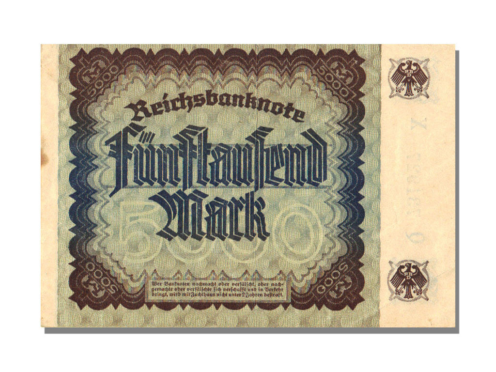Banknote, Germany, 5000 Mark, 1922, 1922-12-02, KM:81d, UNC(63)