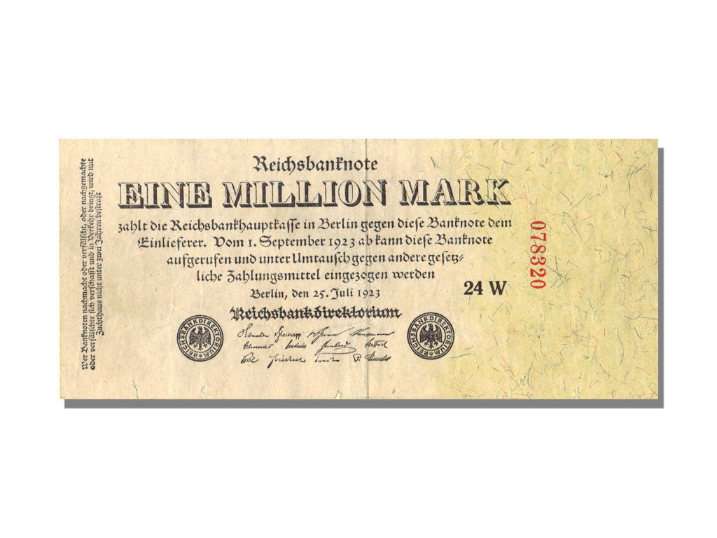 Billet, Allemagne, 1 Million Mark, 1923, 1923-07-25, KM:94, TTB+