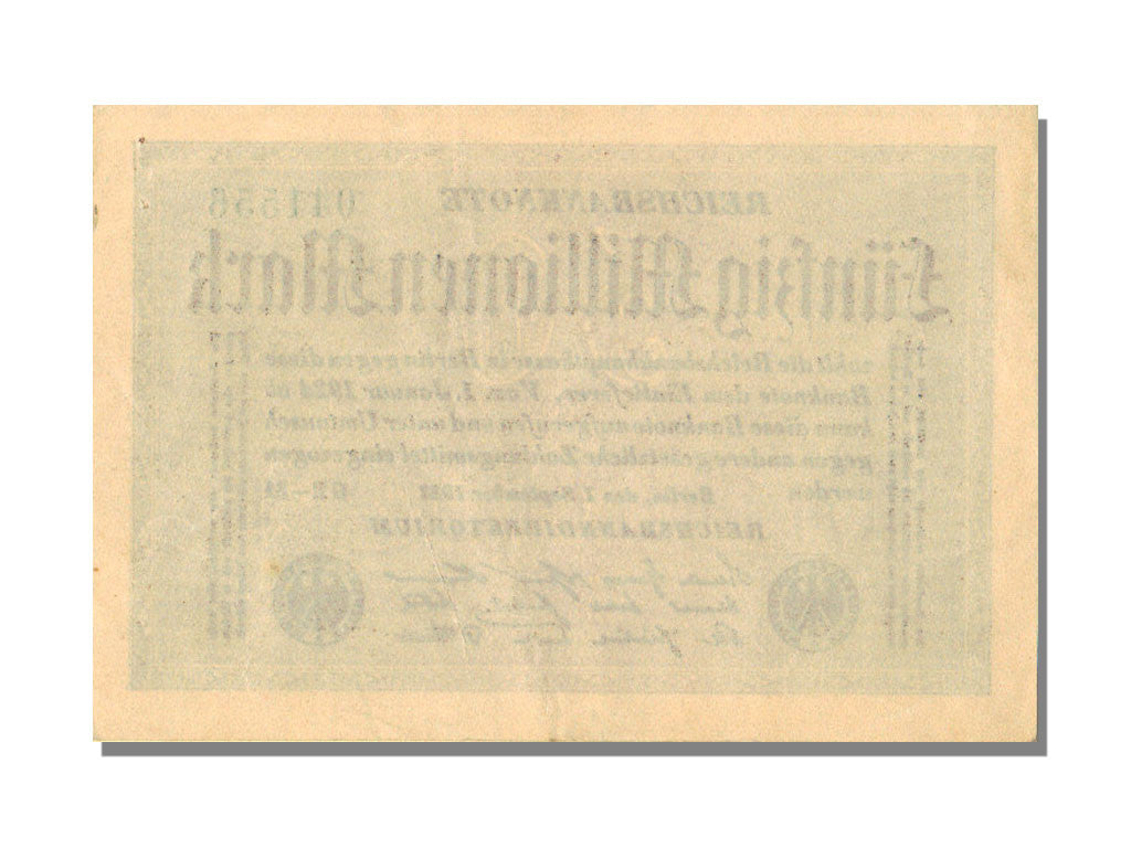 Banknote, Germany, 50 Millionen Mark, 1923, KM:109f, UNC(65-70)