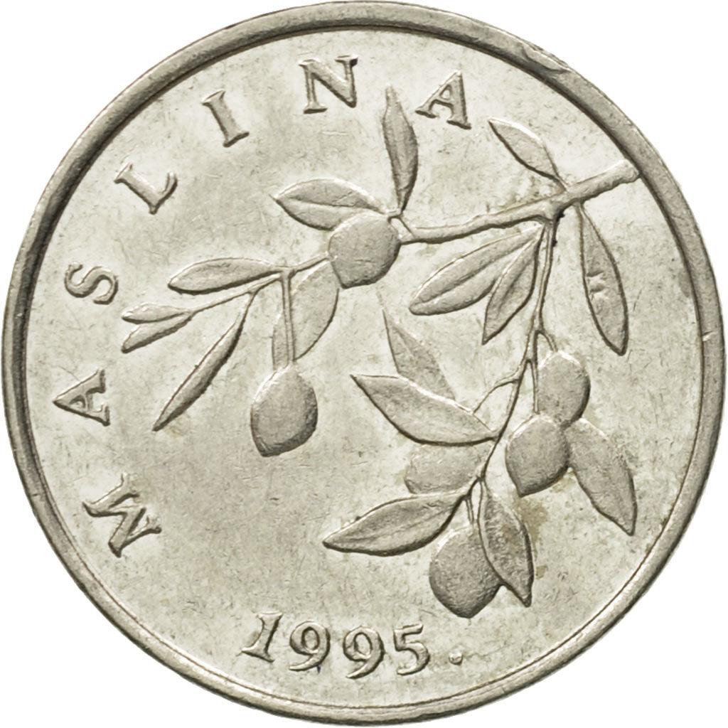 Coin, Croatia, 20 Lipa, 1995, AU(50-53), Nickel plated steel, KM:7
