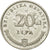 Moneda, Croacia, 20 Lipa, 1995, MBC+, Níquel chapado en acero, KM:7