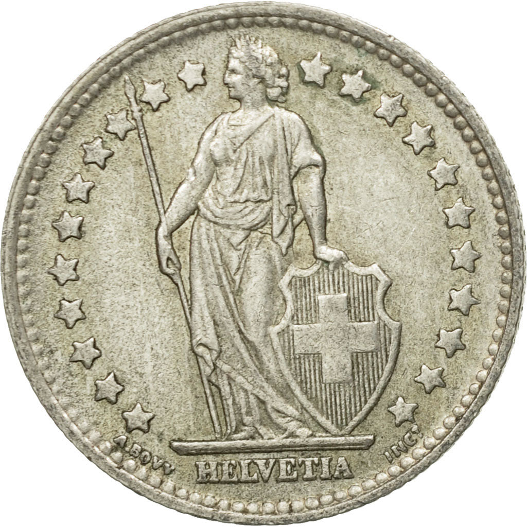 Monnaie, Suisse, Franc, 1944, Bern, TB+, Argent, KM:24