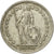 Moneda, Suiza, 2 Francs, 1943, Bern, MBC+, Plata, KM:21