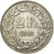 Moneda, Suiza, 2 Francs, 1943, Bern, MBC+, Plata, KM:21