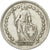 Coin, Switzerland, 2 Francs, 1944, Bern, AU(50-53), Silver, KM:21