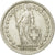 Coin, Switzerland, 2 Francs, 1944, Bern, AU(50-53), Silver, KM:21