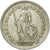 Coin, Switzerland, 2 Francs, 1944, Bern, EF(40-45), Silver, KM:21