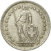 Coin, Switzerland, 2 Francs, 1944, Bern, EF(40-45), Silver, KM:21