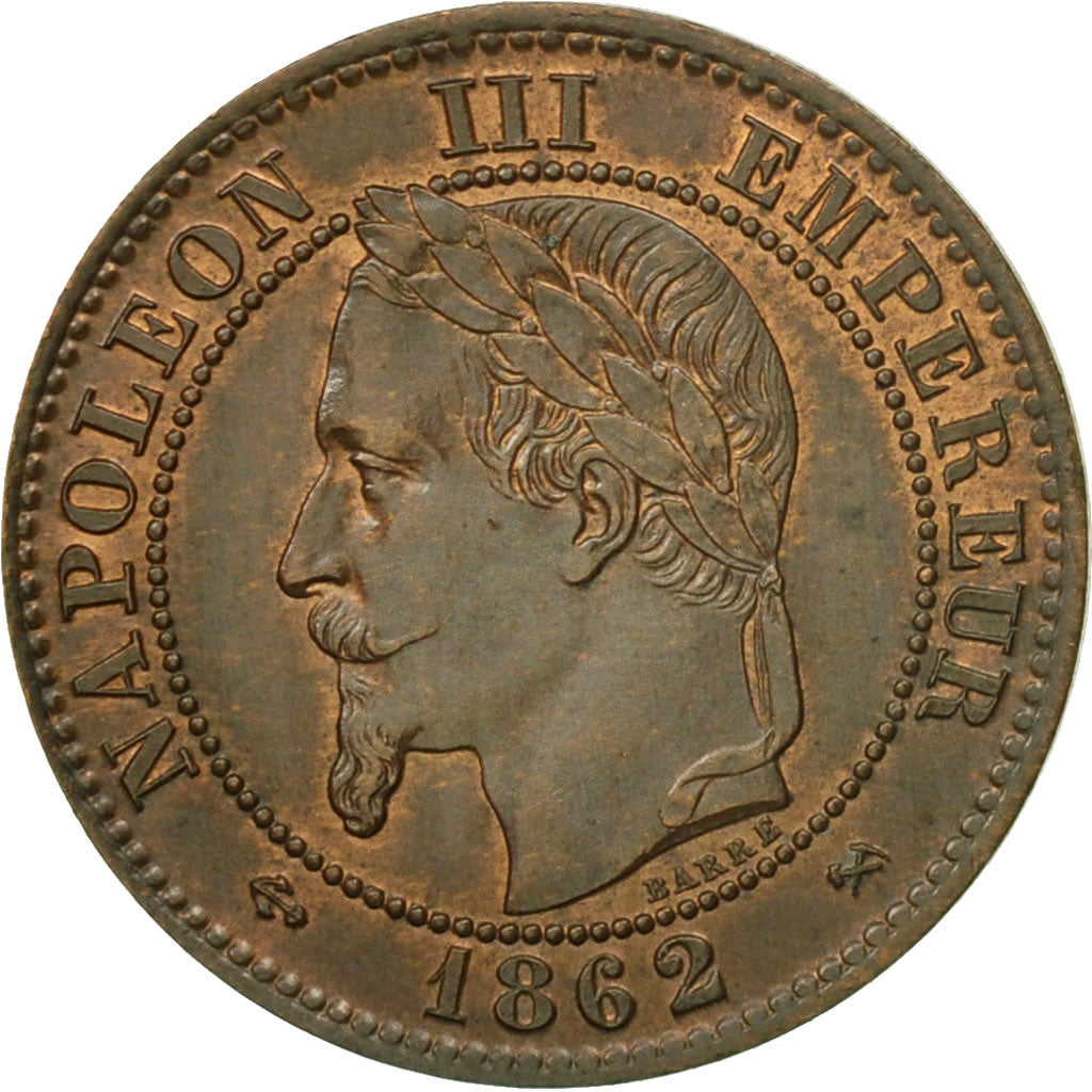 Münze, Frankreich, Napoleon III, Napoléon III, 2 Centimes, 1862, Bordeaux, VZ