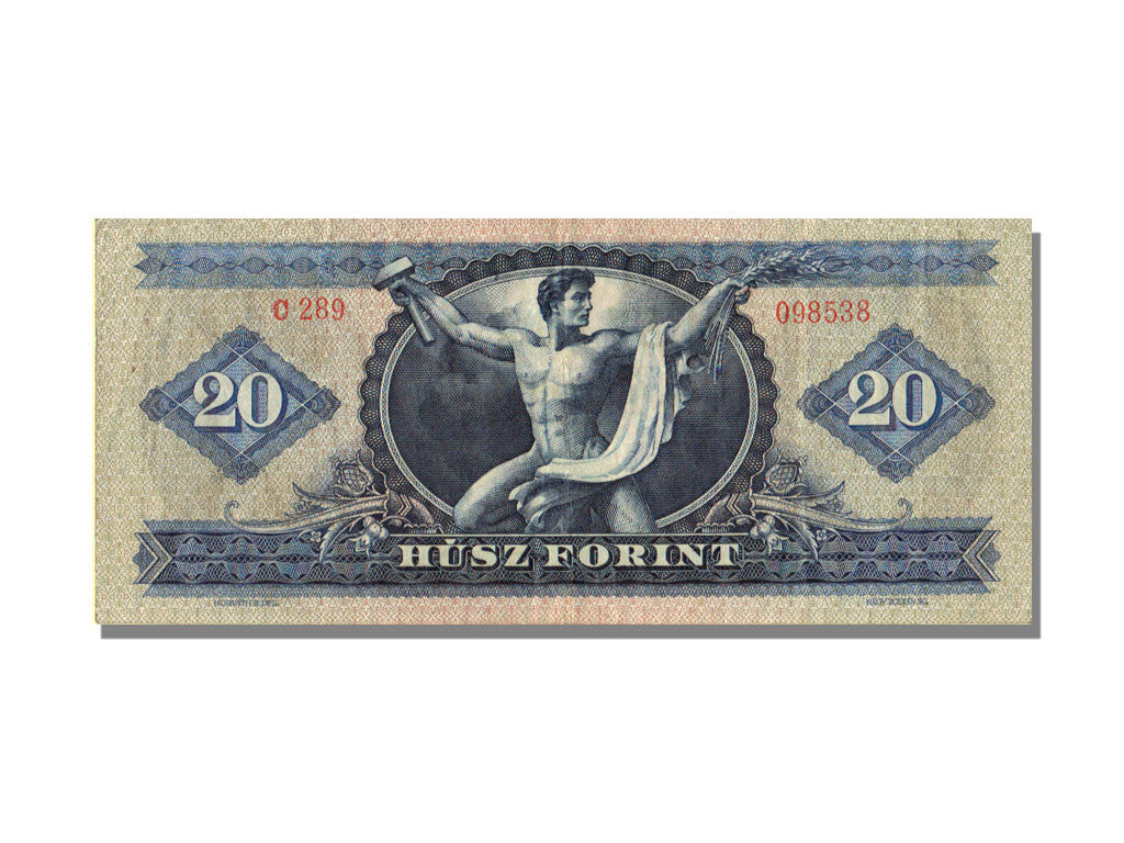Banknote, Hungary, 20 Forint, 1969, 1969-06-30, UNC(63)